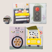 Knižka s aktivitami do auta Busy Book Taf Toys