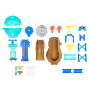 MONSTER JAM - Hrací set Megalodon Monster Wash, 1:64