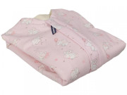 Merino spací vak slon ružový s nožičkami