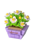 Stavebnica mini Sukulent v kvetináči mix druhov Koco