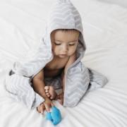 Mušelínová osuška Blenker s kapucňou 100x70 cm KipKep