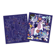 Kreatívna sada Mini Jednorožce Vyškrabovanie a Lapač slnka Atelier Janod