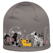 Chlapčenská funkčná čiapka s fleecom Picowinter Friends šedá RDX