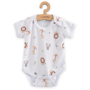 Dojčenské body s krátkym rukávom safari New Baby For Babies