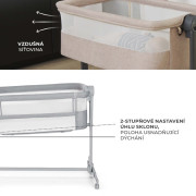 Postieľka detská polohovateľná Nestee Up2 Kinderkraft