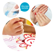 Fixy zmývateľné pre najmenších s oblým hrotom 12 ks