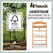 Drevená stolička 2v1 Alpha+ Hauck