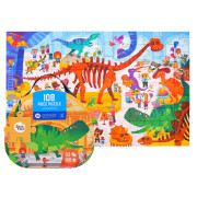 Puzzle Múzeum dinosaurov 108 ks Jarmelo