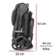 Palubný kočík do lietadla Metro + Black Ergobaby
