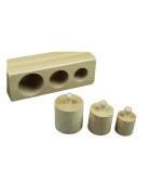 Tri valčeky s úchytmi