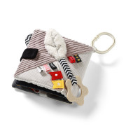 Kontrastná, senzorická textilná knižka Mouse