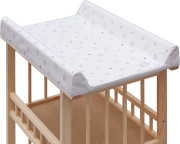 Prebaľovací pult Jáš prírodný ECO - Hviezdička - Biela