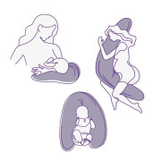 Dojčiaci vankúš elastický Träumeland