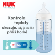 First Choice fľaša s kontrolou teploty 300 ml Nuk