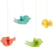 Kreatívna sada Prvé skladanie Vtáčiky závesné Craft Kit Haba