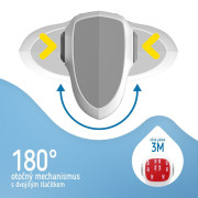 Bezpečnostný zámok na dvierka rúry, odolný voči teplu 1 ks Sipo