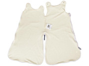 Merino spací vak so zipsom na boku, zajac béžový