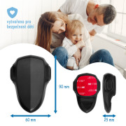 Bezpečnostný zámok na dvierka rúry, odolný voči teplu 1 ks Sipo