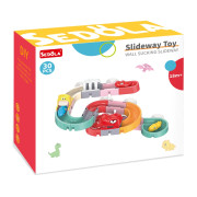 Guľôčková dráha do vody DIY Dino 30 ks