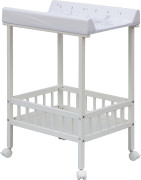 Prebaľovací pult Scarlett Spájka Galaxy biely