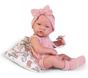 Realistická bábika bábätko s celovinylovým telom 42 cm Lua 50410 Antonio Juan