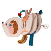 Vzdelávacia, plyšová a šuštiaca knižka, Ježek Akuku