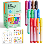 Fixy Zmývateľné s vôňou 12 ks