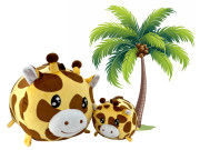 Mamička s mláďatkom - set plyšových hračiek 20 a 40 cm Magic Baby