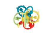 Guliček hrkálka silikón/plast 13 x 9 cm Babyted