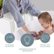 Podložka lakťová na okraj vane Grey Zopa