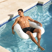 Lehátko kreslo nafukovacie s úchytmi 114x107 cm