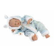 Little Baby 63301 Llorens - Spiaca realistická bábika s mäkkým telom 32 cm