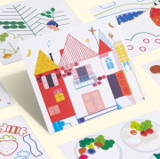 Maľovanie prstovými farbami Level 2 Umelec 30 listov