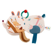 Vzdelávacia, plyšová a šuštiaca knižka, Ježek Akuku