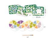 Maľovanie s paletou Do džungle Djeco