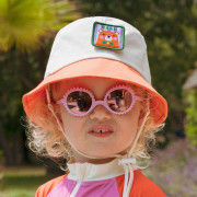 Klobúčik s UV ochranou Orange KiETLA VIBE 53-55 cm