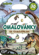 Omaľovánky so samolepkami Dinosaury