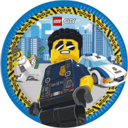 EKO papierové taniere - Lego city 23 cm/8 ks