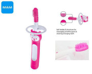 Massaging Brush detská zubná kefka s bezpečnostným krytom 3 m+ MAM