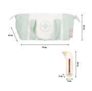 Doktorský set so zeleno-bielou lekárskou taškou small foot