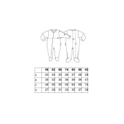 Overal šmyk DR Outlast® Lišajník melír/pruh bielošedý melír