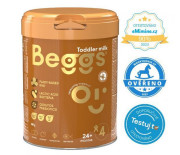 Beggs 4 batoľacie mlieko, box + pexeso 2,4 kg (3x800 g)