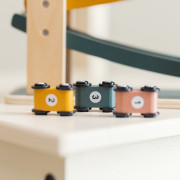 Hračka drevená závodná dráha Milky Way Wood of Mars 18m+ Cosmic Blue Petite&Mars