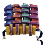 Penový plavecký pás 850 mm fialový pruh Matuška Dena