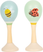 Drevené rumba gule Včielka a Lienka sada 2 ks small foot