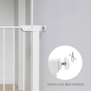 Zábrana do dverí Safe Snap White Kinderkraft