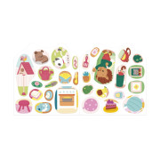 Samolepky Dom 7 predlôh Stickers Janod