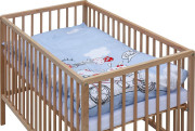 Detská postieľka s kompletnou výbavou 120 x 60 cm - Uly Scarlett