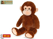 Opica plyšová 80 cm hnedá Plush Friends