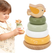 Drevené krúžky vtáčik